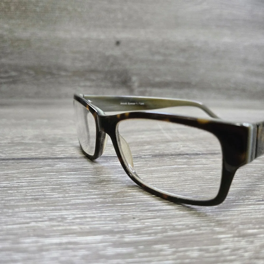 Artistik Eyewear Capri ART 404 Havana Horn Eyeglass Frame Only Rectangular 56-19